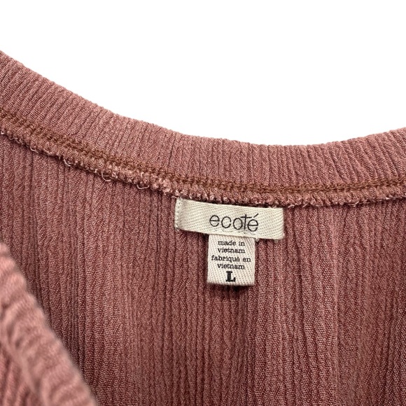 Urban Outfitters Ecote Off The Shoulder Mauve Top - Picture 6 of 9